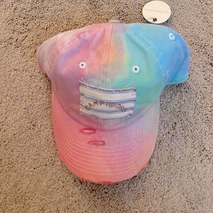 LoveShackFancy Tye Die Campisidro Cap, NWT o/s